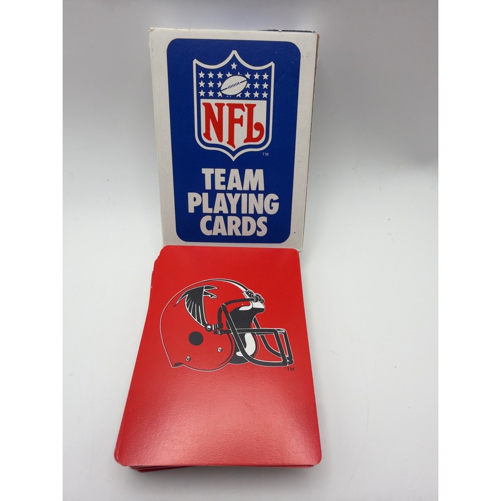 Vintage 1989 NFL Atlanta Falcons Team Playing Cards Skore Officially Licensed